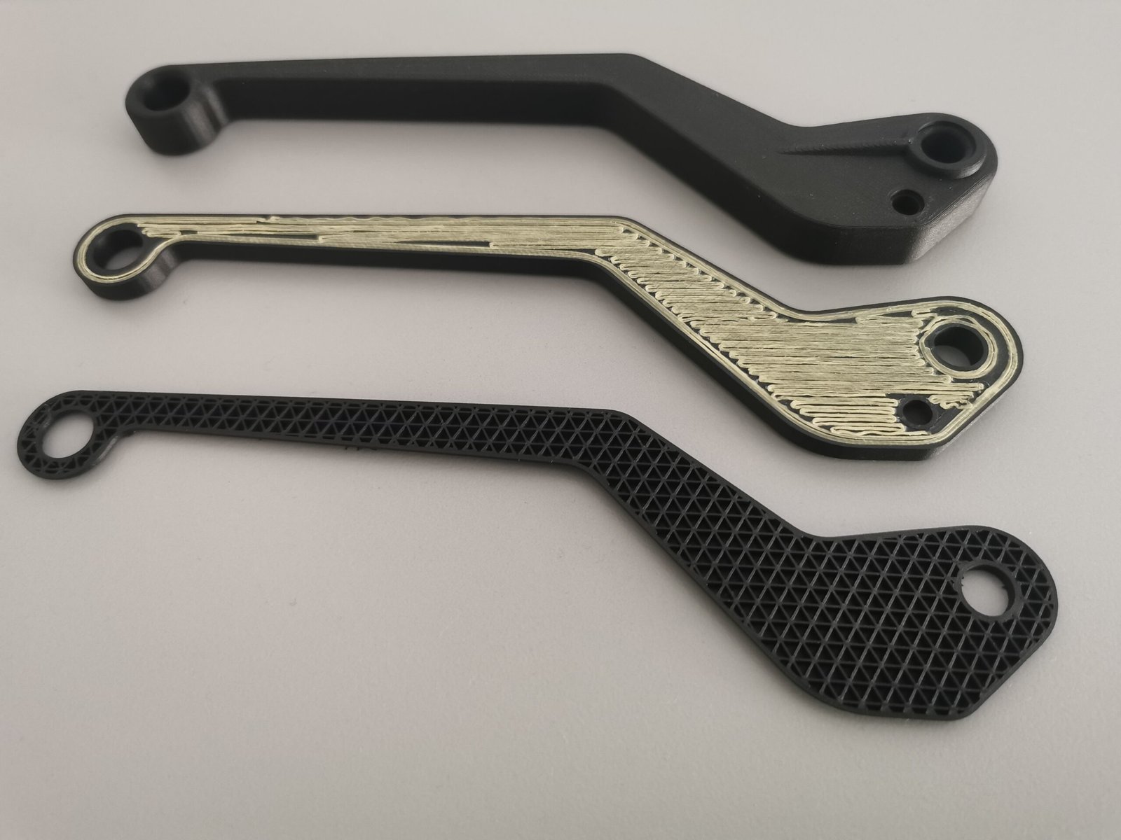 Vue en coupe impression 3D composite avec fibre de carbone